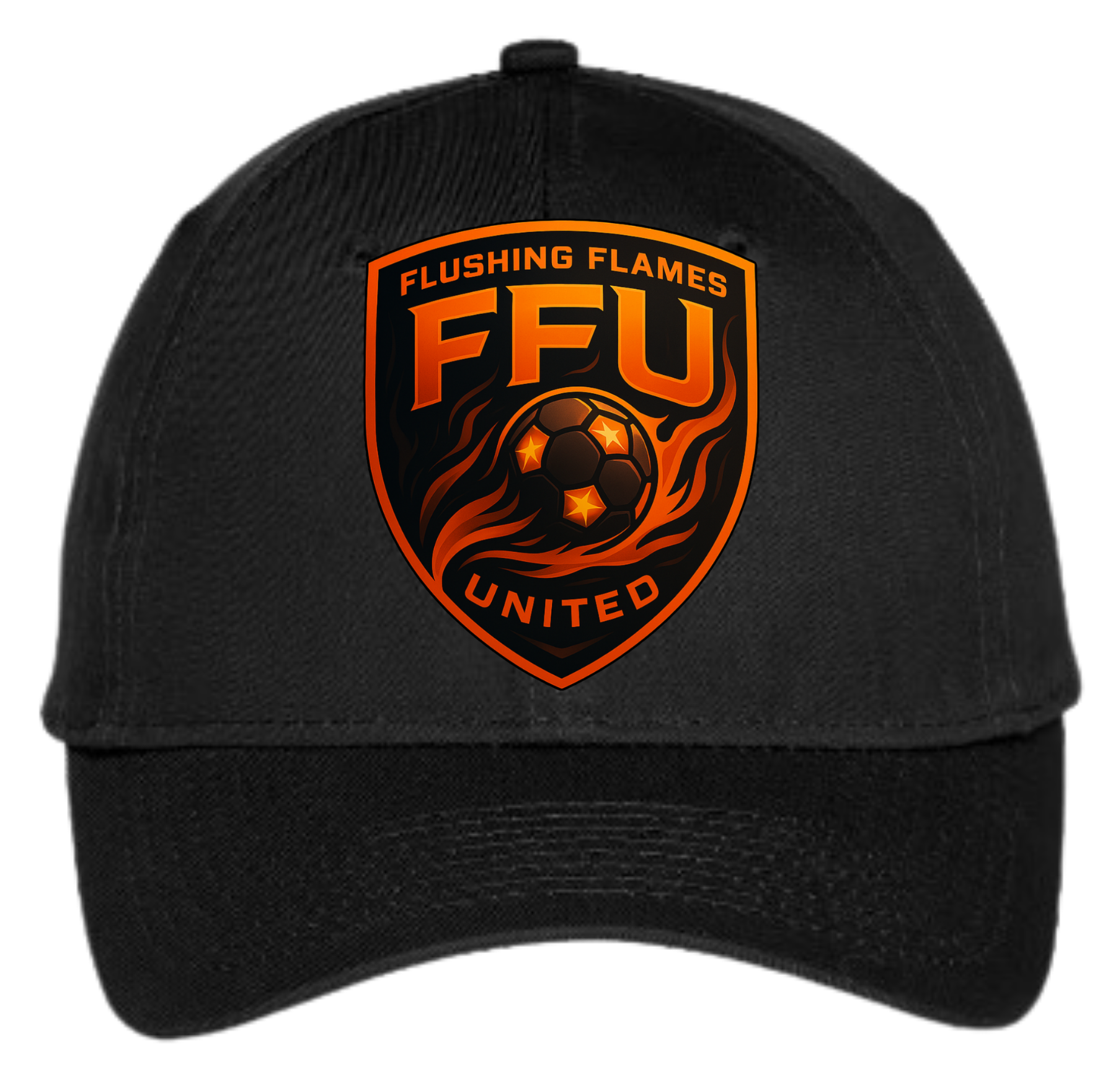 Flushing Flames Untied Fitted Hat