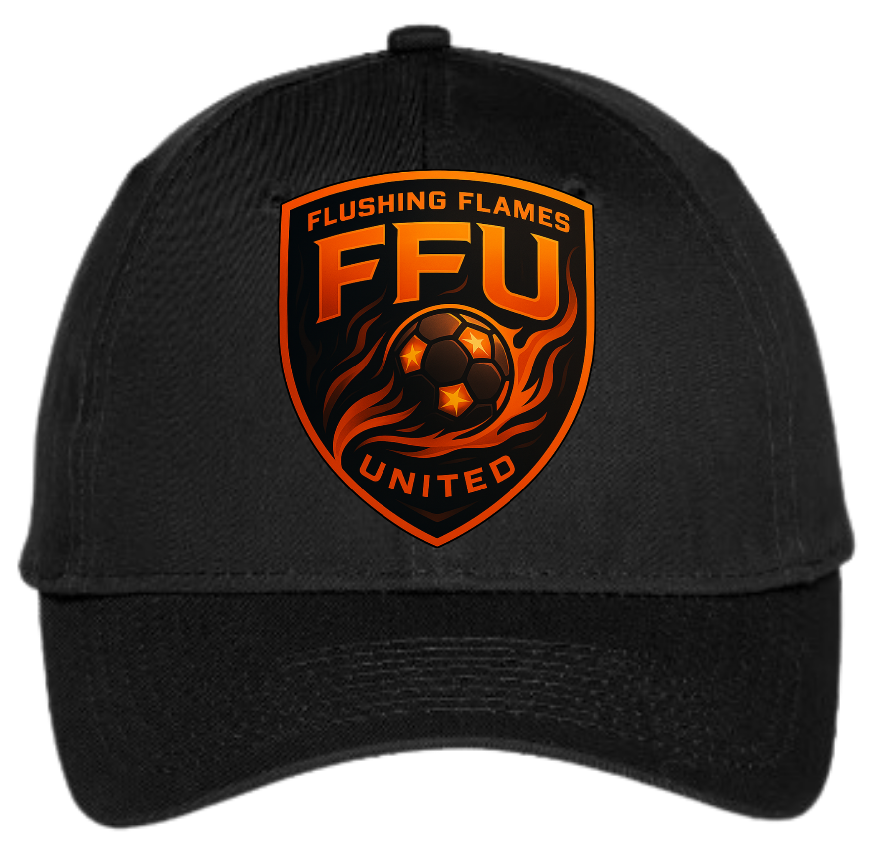 Flushing Flames Untied Snapback Hat